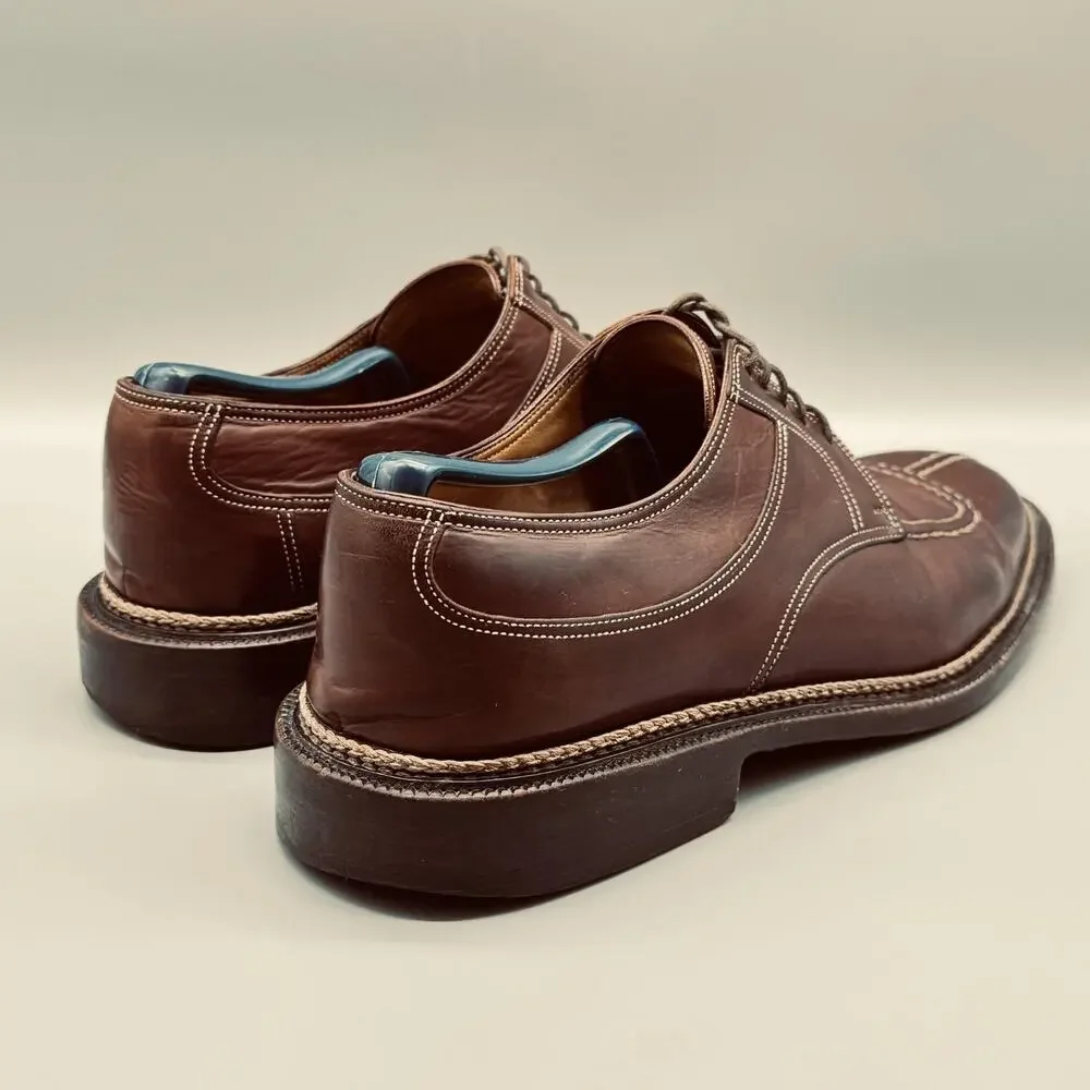 Cole Haan Shoes Mens 9.5 Brown Leather Loafer Oxford Country Split Toe Lace Up